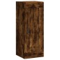 vidaXL Aparador de madera contrachapada roble ahumado 34,5x34x180 cm vidaXL Aparador de madera contrachapada roble ahumado 34,5x34x180 cm