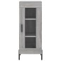 vidaXL Aparador alto madera contrachapada gris Sonoma 34,5x34x180 cm vidaXL Aparador alto madera contrachapada gris Sonoma 34,5x34x180 cm