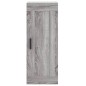 vidaXL Aparador alto madera contrachapada gris Sonoma 34,5x34x180 cm vidaXL Aparador alto madera contrachapada gris Sonoma 34,5x34x180 cm