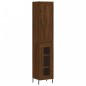 vidaXL Aparador alto madera contrachapada roble marrón 34,5x34x180 cm vidaXL Aparador alto madera contrachapada roble marrón 34,5x34x180 cm
