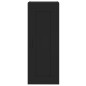 vidaXL Aparador de madera contrachapada negro 34,5x34x180 cm vidaXL Aparador de madera contrachapada negro 34,5x34x180 cm