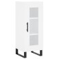 vidaXL Aparador alto madera contrachapada blanco 34,5x34x180 cm vidaXL Aparador alto madera contrachapada blanco 34,5x34x180 cm