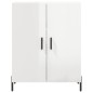 vidaXL Aparador alto madera contrachapada blanco brillo 69,5x34x180 cm vidaXL Aparador alto madera contrachapada blanco brillo 69,5x34x180 cm