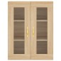 vidaXL Aparador alto madera contrachapada color roble 69,5x34x180 cm vidaXL Aparador alto madera contrachapada color roble 69,5x34x180 cm
