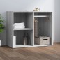 vidaXL Mueble vestidor madera contrachapada gris Sonoma 80x40x65 cm vidaXL Mueble vestidor madera contrachapada gris Sonoma 80x40x65 cm