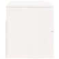 vidaXL Mesita de noche de pared blanco 50x36x40 cm