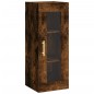 vidaXL Aparador de madera contrachapada roble ahumado 34,5x34x180 cm vidaXL Aparador de madera contrachapada roble ahumado 34,5x34x180 cm