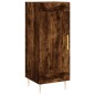 vidaXL Aparador de madera contrachapada roble ahumado 34,5x34x180 cm vidaXL Aparador de madera contrachapada roble ahumado 34,5x34x180 cm