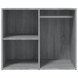 vidaXL Mueble vestidor madera contrachapada gris Sonoma 80x40x65 cm vidaXL Mueble vestidor madera contrachapada gris Sonoma 80x40x65 cm