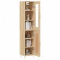 vidaXL Aparador de madera contrachapada roble Sonoma 34,5x34x180 cm vidaXL Aparador de madera contrachapada roble Sonoma 34,5x34x180 cm