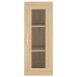 vidaXL Aparador de madera contrachapada roble Sonoma 34,5x34x180 cm vidaXL Aparador de madera contrachapada roble Sonoma 34,5x34x180 cm