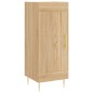 vidaXL Aparador de madera contrachapada roble Sonoma 34,5x34x180 cm vidaXL Aparador de madera contrachapada roble Sonoma 34,5x34x180 cm