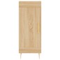 vidaXL Aparador de madera contrachapada roble Sonoma 34,5x34x180 cm vidaXL Aparador de madera contrachapada roble Sonoma 34,5x34x180 cm