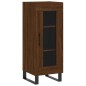 vidaXL Aparador alto madera contrachapada roble marrón 34,5x34x180 cm vidaXL Aparador alto madera contrachapada roble marrón 34,5x34x180 cm