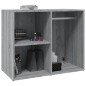 vidaXL Mueble vestidor madera contrachapada gris Sonoma 80x40x65 cm vidaXL Mueble vestidor madera contrachapada gris Sonoma 80x40x65 cm