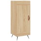 vidaXL Aparador de madera contrachapada roble Sonoma 34,5x34x180 cm vidaXL Aparador de madera contrachapada roble Sonoma 34,5x34x180 cm