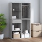 vidaXL Mueble vestidor madera contrachapada gris Sonoma 80x40x65 cm vidaXL Mueble vestidor madera contrachapada gris Sonoma 80x40x65 cm