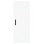 vidaXL Aparador alto madera contrachapada blanco 34,5x34x180 cm
