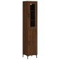 vidaXL Aparador alto madera contrachapada roble marrón 34,5x34x180 cm vidaXL Aparador alto madera contrachapada roble marrón 34,5x34x180 cm