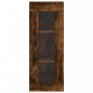 vidaXL Aparador de madera contrachapada roble ahumado 34,5x34x180 cm vidaXL Aparador de madera contrachapada roble ahumado 34,5x34x180 cm