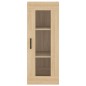 vidaXL Aparador de madera contrachapada roble Sonoma 34,5x34x180 cm vidaXL Aparador de madera contrachapada roble Sonoma 34,5x34x180 cm