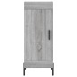 vidaXL Aparador alto madera contrachapada gris Sonoma 34,5x34x180 cm vidaXL Aparador alto madera contrachapada gris Sonoma 34,5x34x180 cm