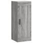 vidaXL Aparador alto madera contrachapada gris Sonoma 34,5x34x180 cm vidaXL Aparador alto madera contrachapada gris Sonoma 34,5x34x180 cm