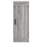 vidaXL Aparador alto madera contrachapada gris Sonoma 34,5x34x180 cm vidaXL Aparador alto madera contrachapada gris Sonoma 34,5x34x180 cm