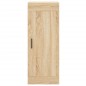 vidaXL Aparador de madera contrachapada roble Sonoma 34,5x34x180 cm vidaXL Aparador de madera contrachapada roble Sonoma 34,5x34x180 cm