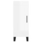 vidaXL Aparador alto madera contrachapada blanco brillo 34,5x34x180 cm vidaXL Aparador alto madera contrachapada blanco brillo 34,5x34x180 cm