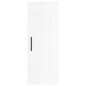 vidaXL Aparador alto madera contrachapada blanco brillo 34,5x34x180 cm vidaXL Aparador alto madera contrachapada blanco brillo 34,5x34x180 cm