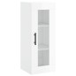 vidaXL Aparador alto madera contrachapada blanco brillo 34,5x34x180 cm vidaXL Aparador alto madera contrachapada blanco brillo 34,5x34x180 cm