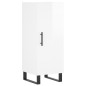 vidaXL Aparador alto madera contrachapada blanco brillo 34,5x34x180 cm vidaXL Aparador alto madera contrachapada blanco brillo 34,5x34x180 cm