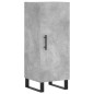 vidaXL Aparador de madera contrachapada gris hormigón 34,5x34x180 cm vidaXL Aparador de madera contrachapada gris hormigón 34,5x34x180 cm
