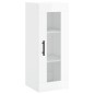 vidaXL Aparador alto madera contrachapada blanco brillo 34,5x34x180 cm vidaXL Aparador alto madera contrachapada blanco brillo 34,5x34x180 cm