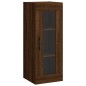vidaXL Aparador alto madera contrachapada roble marrón 34,5x34x180 cm vidaXL Aparador alto madera contrachapada roble marrón 34,5x34x180 cm