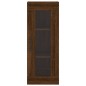 vidaXL Aparador alto madera contrachapada roble marrón 34,5x34x180 cm vidaXL Aparador alto madera contrachapada roble marrón 34,5x34x180 cm