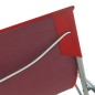 vidaXL Sillas de playa plegables 2 unidades acero y tela oxford roja vidaXL Sillas de playa plegables 2 unidades acero y tela oxford roja