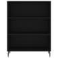 vidaXL Aparador alto madera contrachapada negro 69,5x34x180 cm vidaXL Aparador alto madera contrachapada negro 69,5x34x180 cm