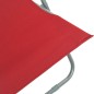 vidaXL Sillas de playa plegables 2 unidades acero y tela oxford roja vidaXL Sillas de playa plegables 2 unidades acero y tela oxford roja