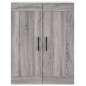 vidaXL Aparador alto madera contrachapada gris sonoma 69,5x34x180 cm vidaXL Aparador alto madera contrachapada gris sonoma 69,5x34x180 cm