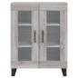 vidaXL Aparador alto madera contrachapada gris sonoma 69,5x34x180 cm vidaXL Aparador alto madera contrachapada gris sonoma 69,5x34x180 cm