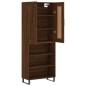 vidaXL Aparador alto madera contrachapada marrón roble 69,5x34x180 cm vidaXL Aparador alto madera contrachapada marrón roble 69,5x34x180 cm