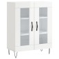 vidaXL Aparador alto madera contrachapada blanco brillo 69,5x34x180 cm vidaXL Aparador alto madera contrachapada blanco brillo 69,5x34x180 cm