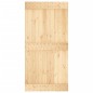 vidaXL Puerta corredera con herrajes madera maciza de pino 100x210 cm vidaXL Puerta corredera con herrajes madera maciza de pino 100x210 cm