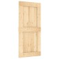 vidaXL Puerta corredera con herrajes madera maciza de pino 95x210 cm vidaXL Puerta corredera con herrajes madera maciza de pino 95x210 cm