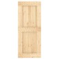 vidaXL Puerta corredera con herrajes madera maciza de pino 85x210 cm