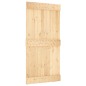 vidaXL Puerta corredera con herrajes madera maciza de pino 100x210 cm vidaXL Puerta corredera con herrajes madera maciza de pino 100x210 cm