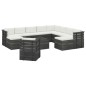 vidaXL Muebles de palets de jardín 12 pzas cojines madera maciza pino vidaXL Muebles de palets de jardín 12 pzas cojines madera maciza pino