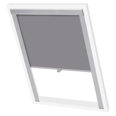 vidaXL Persiana opaca enrollable gris S06/606 